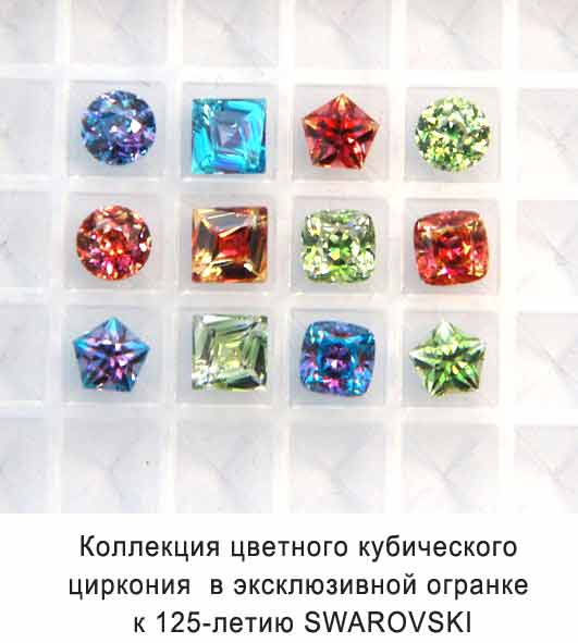 Эксклюзивная огранка кубического циркония Сваровски