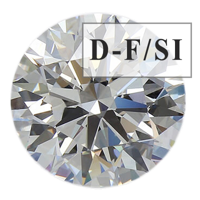 Бриллиант - Бесцветный D-F/SI